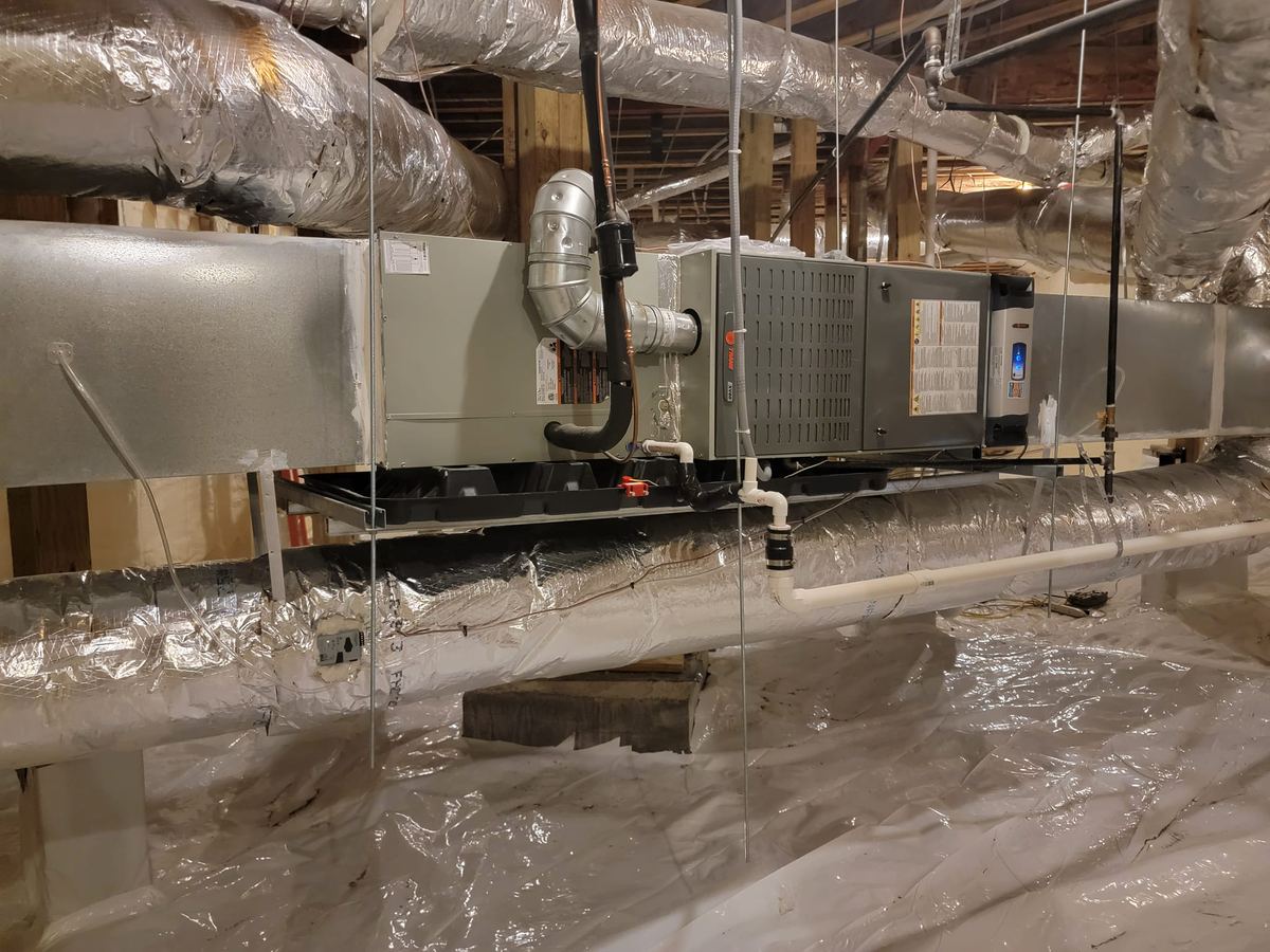 Comfortable LLC HVAC and electrical project in the Memphis area